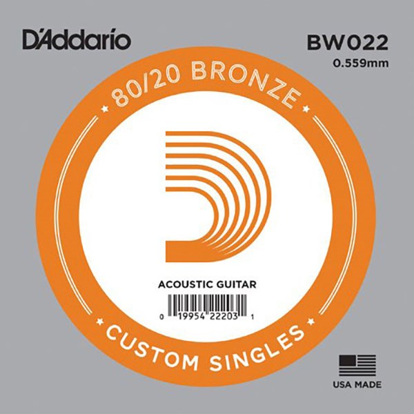 D'Addario BW022 80/20 Bronze Guitar Strings